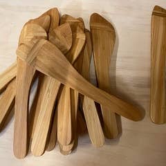 Handmade Bamboo Spatula for wholesale by Essentially Wood