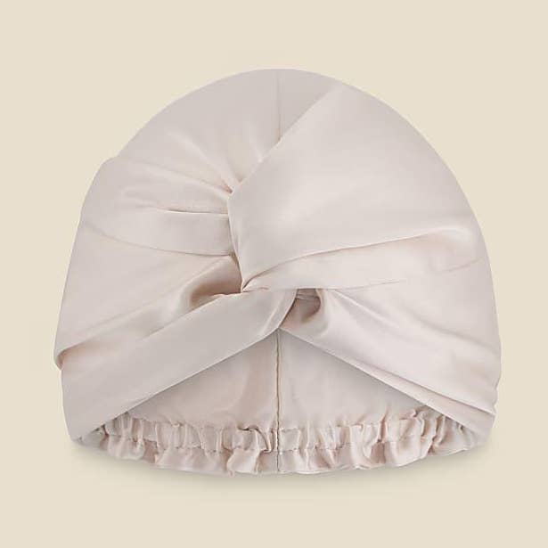 Pure Silk Luxury Turban - Majestic Pink for wholesale on Faire0