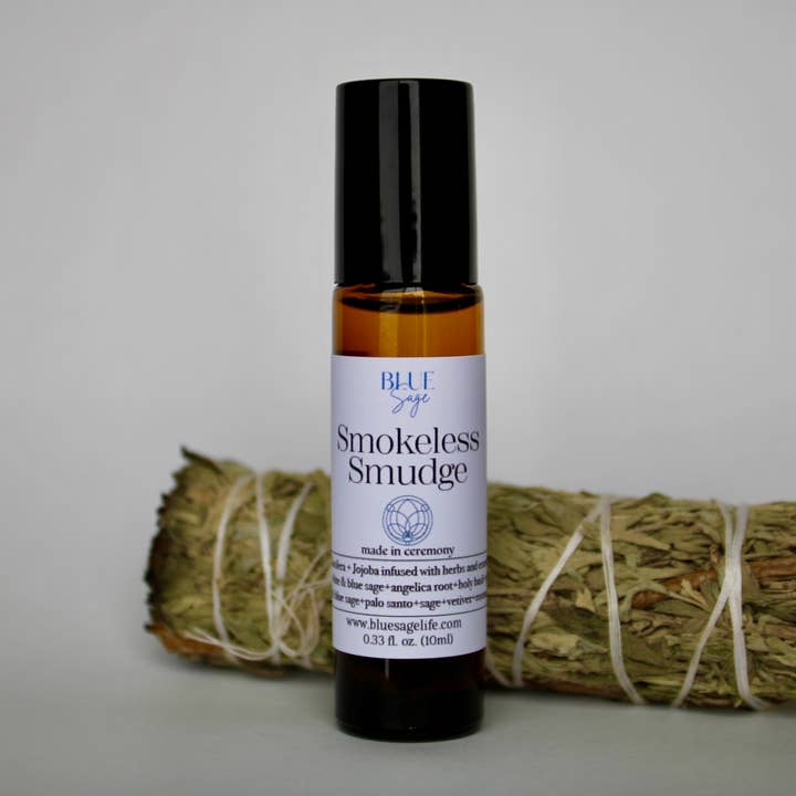 Blue Sage - Wholesale Essential oil roll-on - Smokeless Smudge Essential Oil Roll On | Aromatherapy4