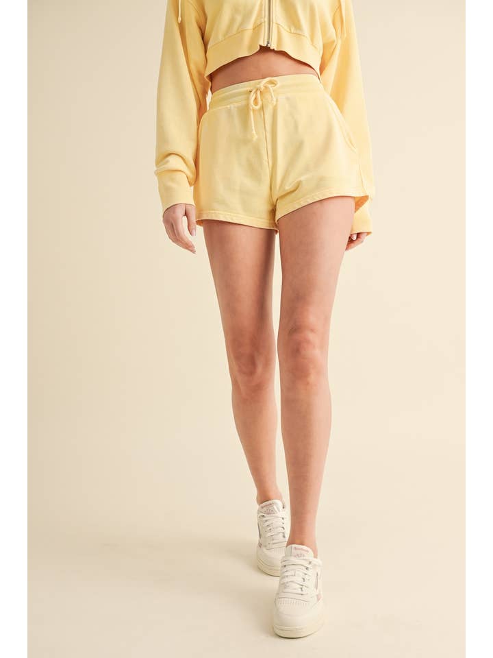 KIMBERLY C - Wholesale Korte broeken - Dames - Mineral Wash Shorts8