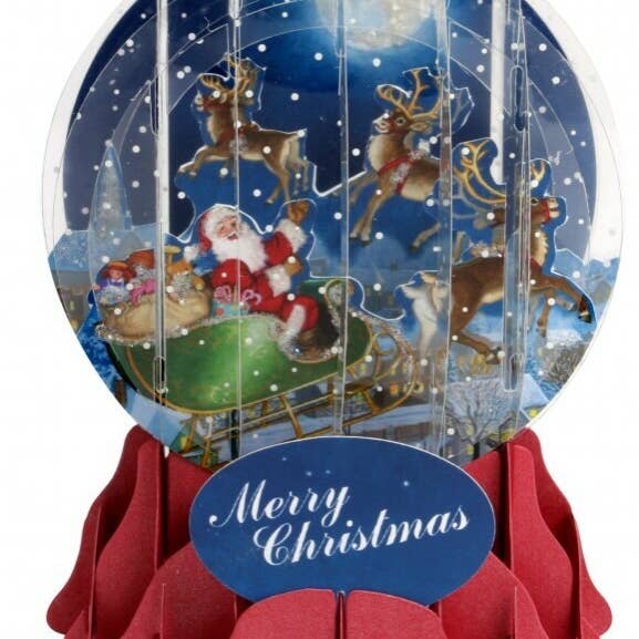 Bola de nieve 3D desplegable para Navidad, Día de la Ascensión de Papá Noel para venta al por mayor de Popshots Studios