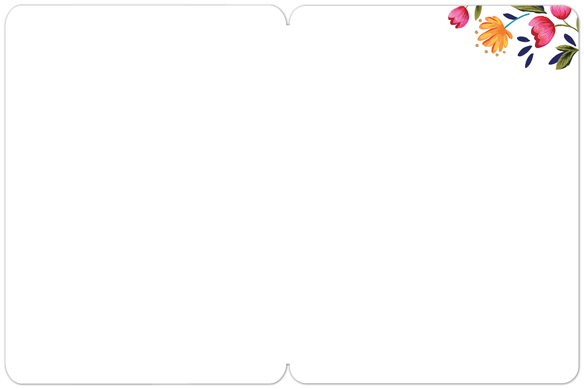 Willow & Ivy Press - Wholesale Birthday Card - Happy Birthday Brightly Colored Florals Birthday Card1