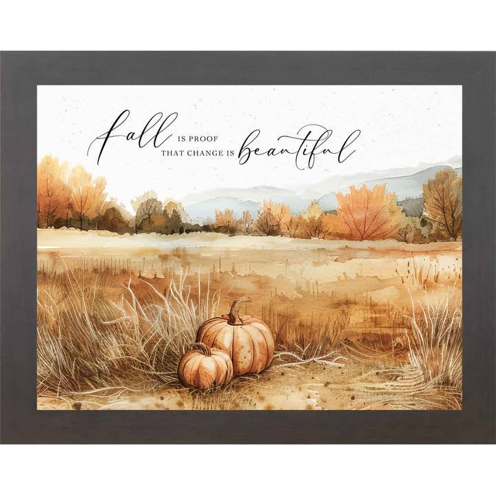 Summer Snow Art - Wholesale Wall Art Set - Fall Is Proof That Change Is Beautiful Autumn Art Decor Sign