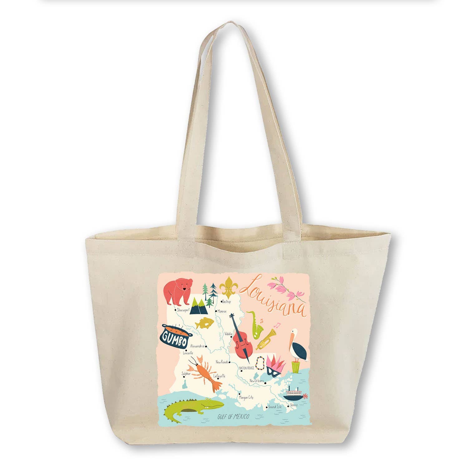 Works of Heart - Wholesale Tote Bag - Unisex - Home State Home: Canvas Totebag16