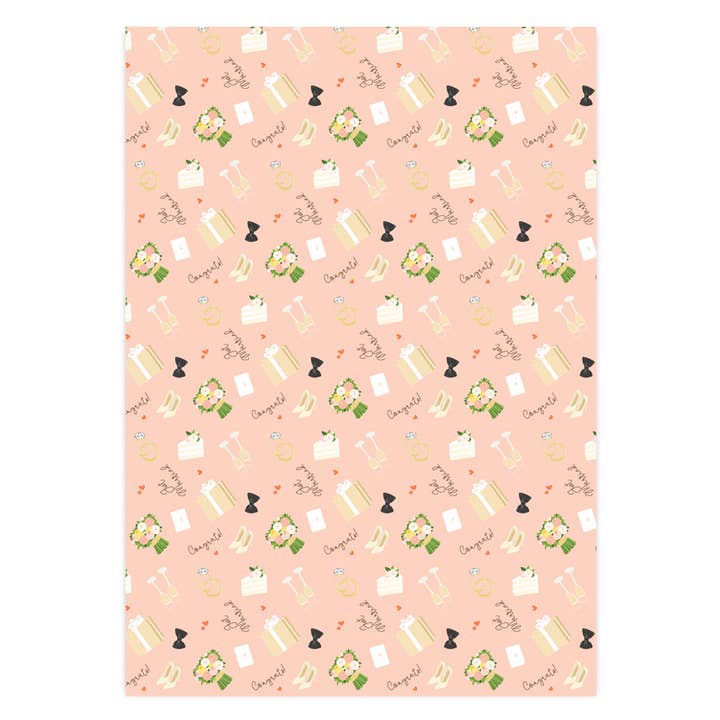 Wedding Scatter - Wrapping Paper Sheets for wholesale by Pleasant Tree