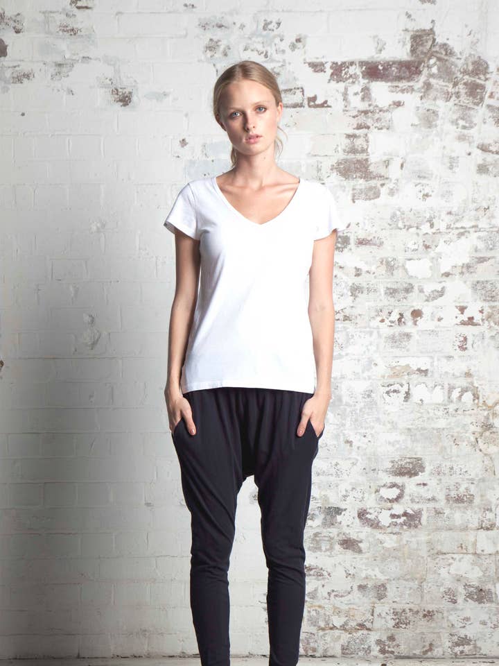 Organic Cotton Slouch Pant for wholesale by Tluxe