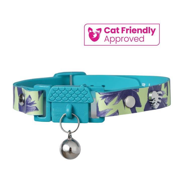 Kittyrama – Großhandel Haustierhalsband – Katze – KITTYRAMA BOTANICALS LOTUS KATZENHALSBAND — Schnellverschluss, abreißbar, hypoaller