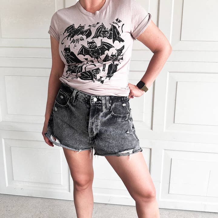 Cat Bats - Unisex tee for wholesale by Dowdy Studio