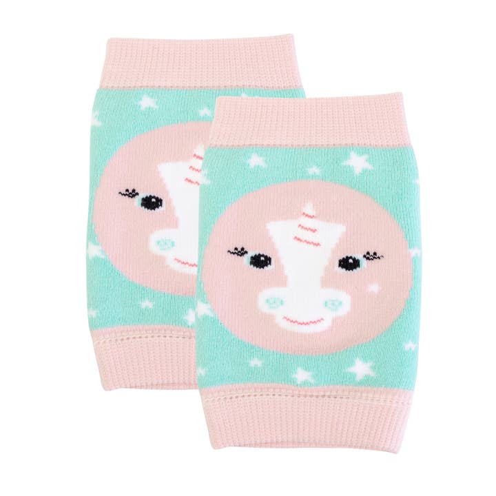 ZOOCCHINI - Wholesale Crawling Knee Pads - Baby - 2PK Crawler Knee Pad - Allie the Alicorn/Fiona the Fawn