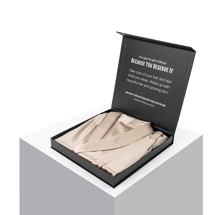 Blissy - Wholesale Robe - Women's - Classic Robe - Champagne2