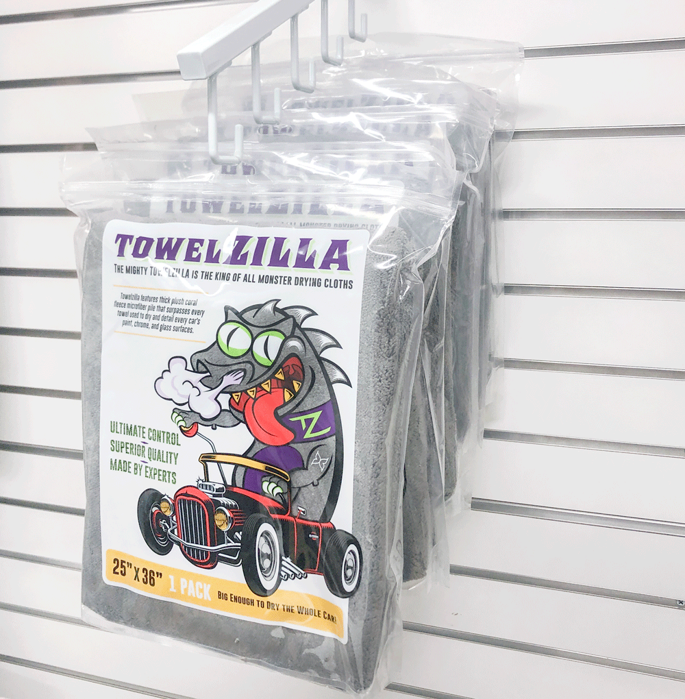 Arkwright Home - Wholesale Car Freshener - Unisex - Car Cleaning Towels - TowelZilla 3 Pack - Microfiber 18 x 306