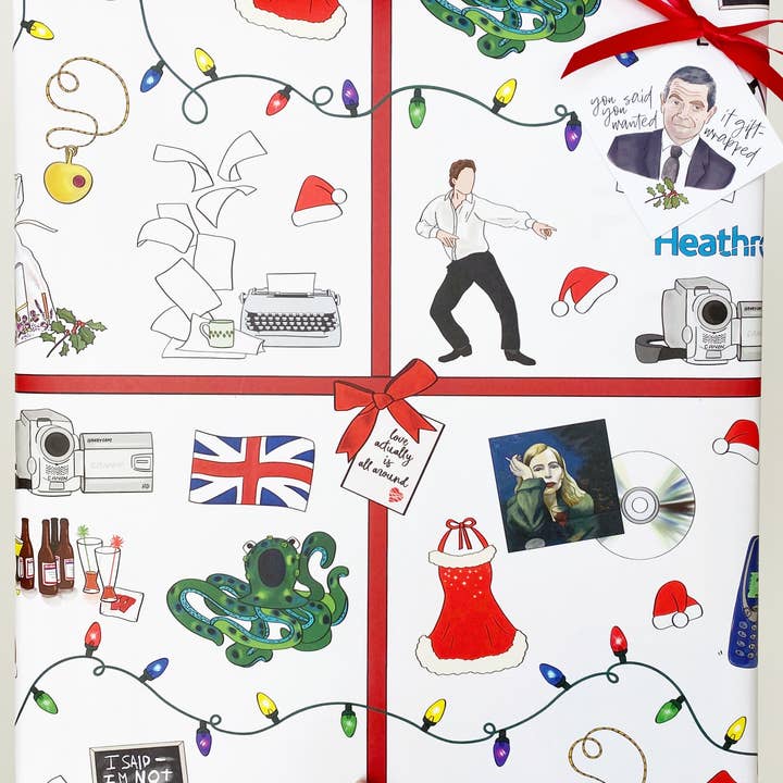 LOVE ACTUALLY | WRAP | THREE SHEETS for wholesale by Love & Lion