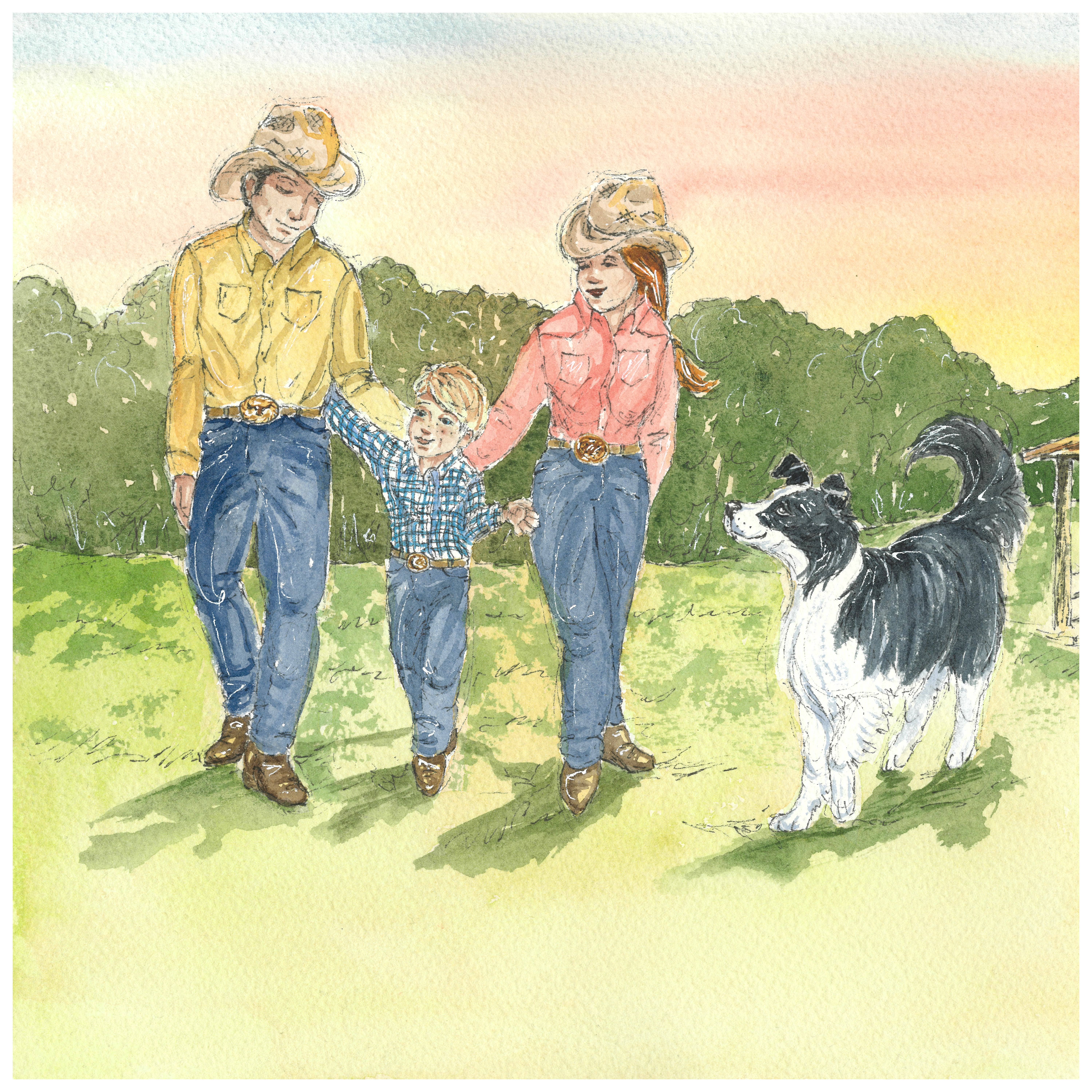 Little Blue Roan Books - Wholesale Preschool Book (3-5) - Hardcover: Charlie Learns to Be a Cowboy 8