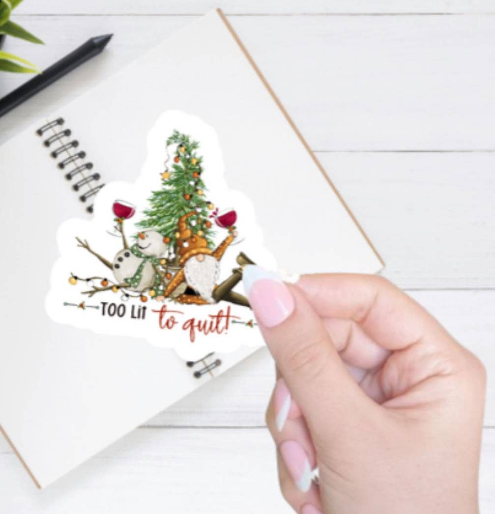 Blu Butterfly Stickers - Wholesale Sticker - Winter Stickers, Funny Snowmen Sticker, Wine Lover Sticker0