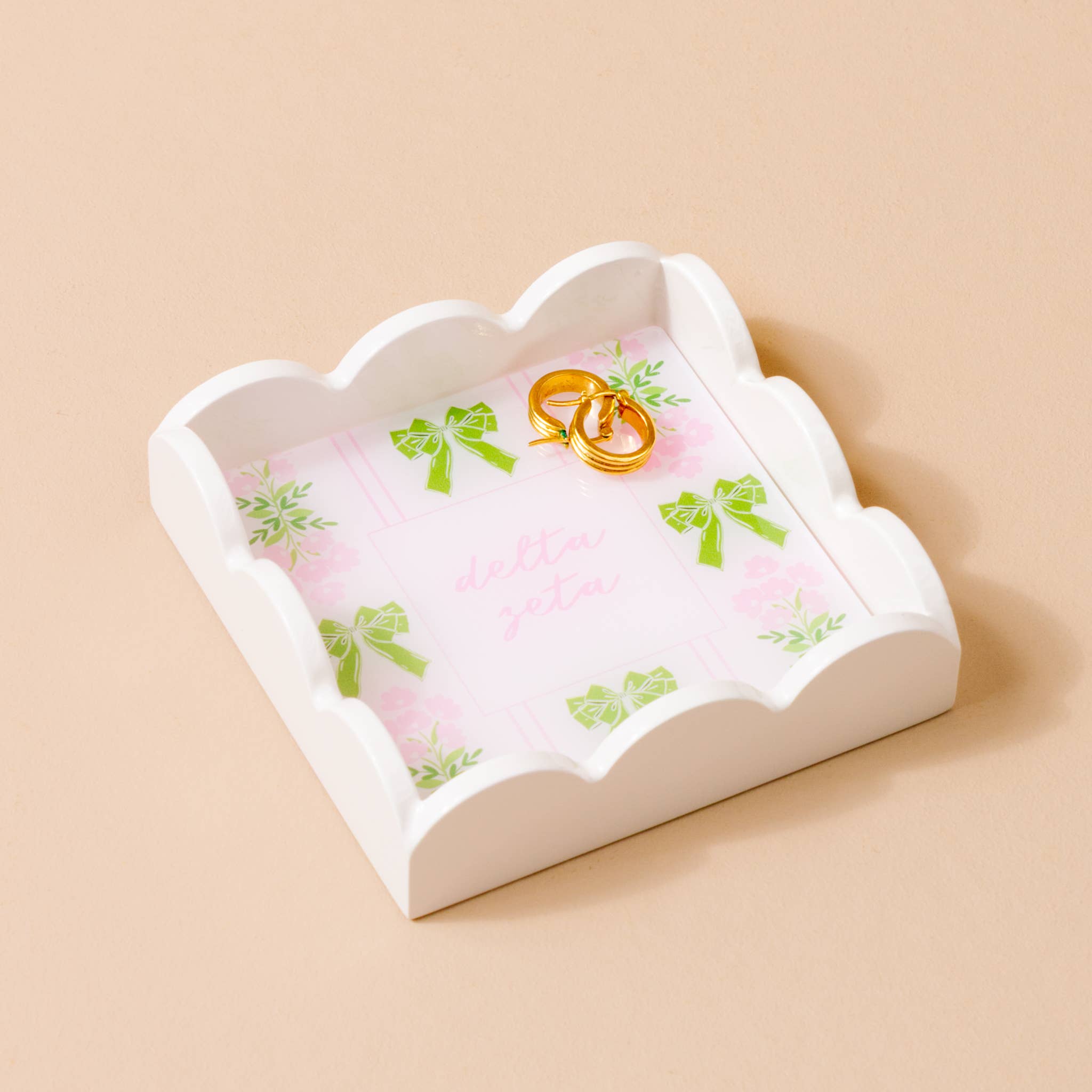 The Darling Effect - Wholesale Keychain - Women's - Sorority Scallop Trinket Tray - 19 Chapters Available27