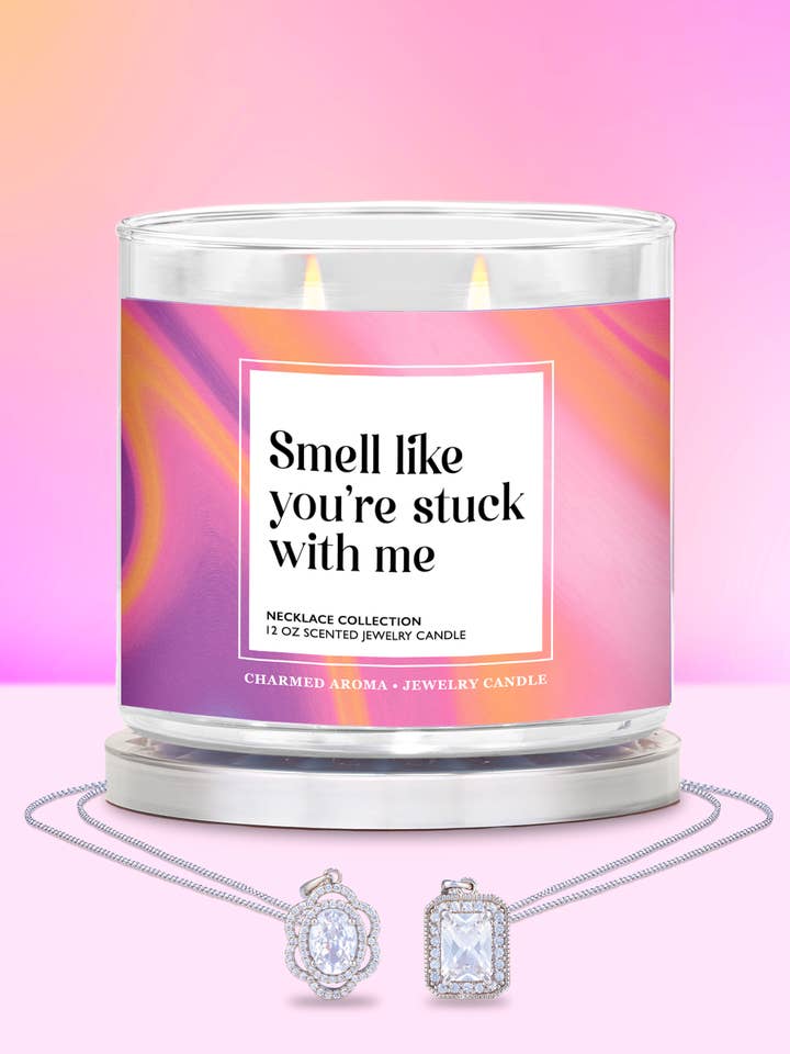 Bougie "Smell Like You're Stuck With Me" - Collection Collier pour la vente par Charmed Aroma