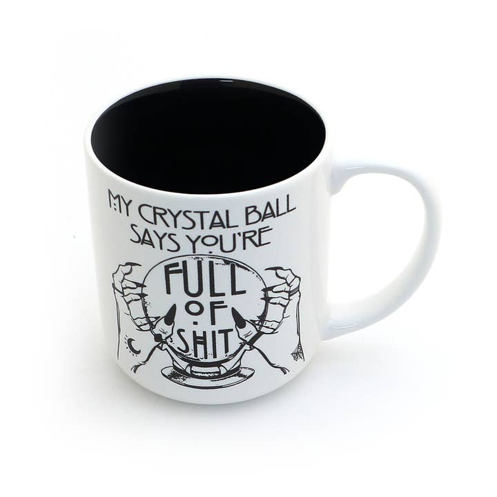 Lenny Mud - Wholesale Coffee Mug - My Crystal Ball, witch mug, witchy woman2