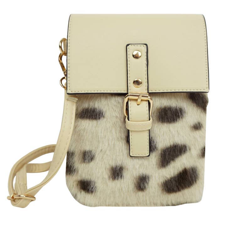 Anais - Wholesale Messenger Bag - Women's - Small faux fur crossbody bag S02353