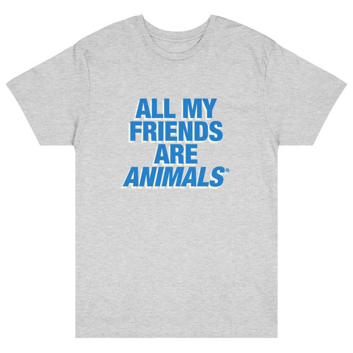 AMFAA® Double-Sided Jersey T-shirt for wholesale by all my friends are animals®