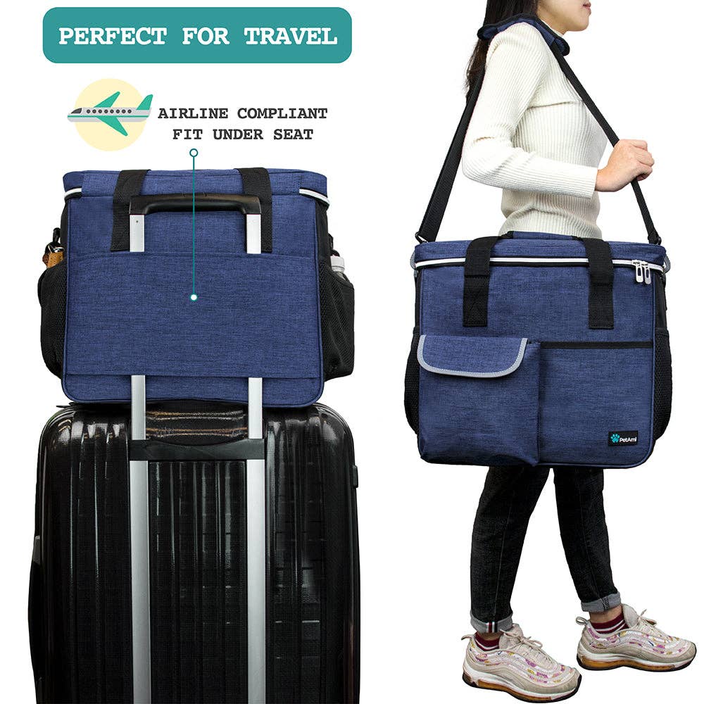 PetAmi - Vendita all'ingrosso Trasportino - Cani e gatti - Borsa Organizer Deluxe da Viaggio per Animali31
