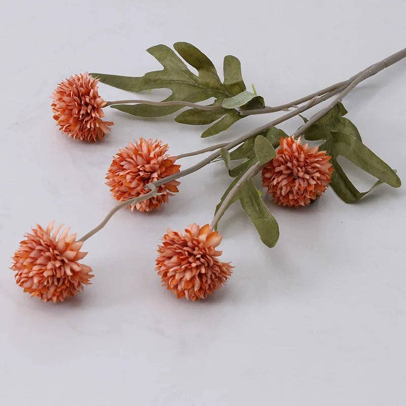 Kiyo Home - Wholesale Artificial flowers - Artificial Dandelion Flowers Set of 6 | Flower Decor | Silk3