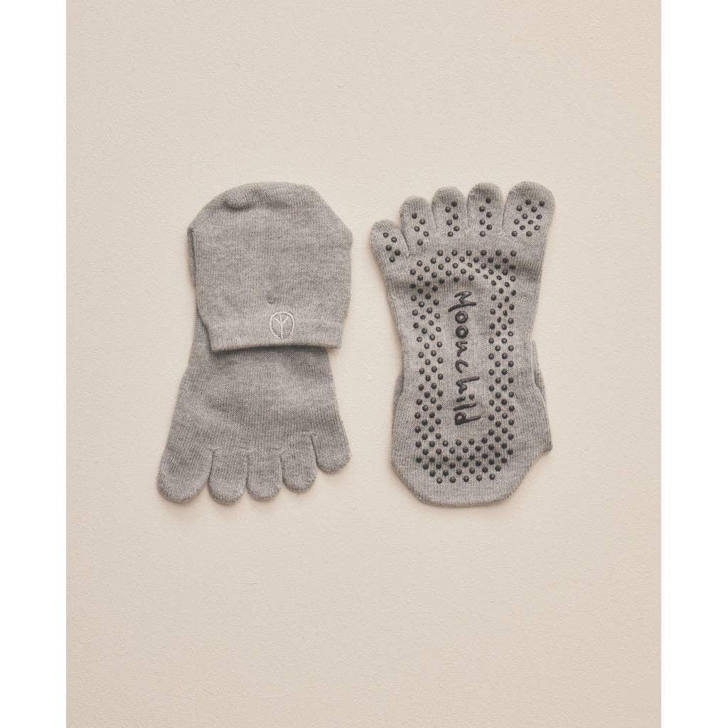 Moonchild Yoga Wear - Wholesale Socks - Women's - Moonchild Grip Socks - High - Heather Grey