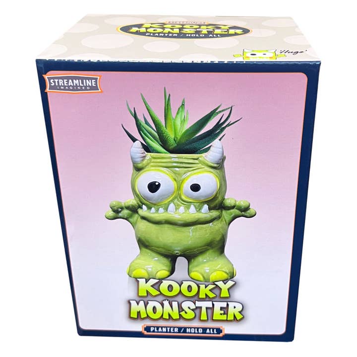 Streamline - Wholesale Plant pot - Hugo the Monster Planter/Hold All (Green)4