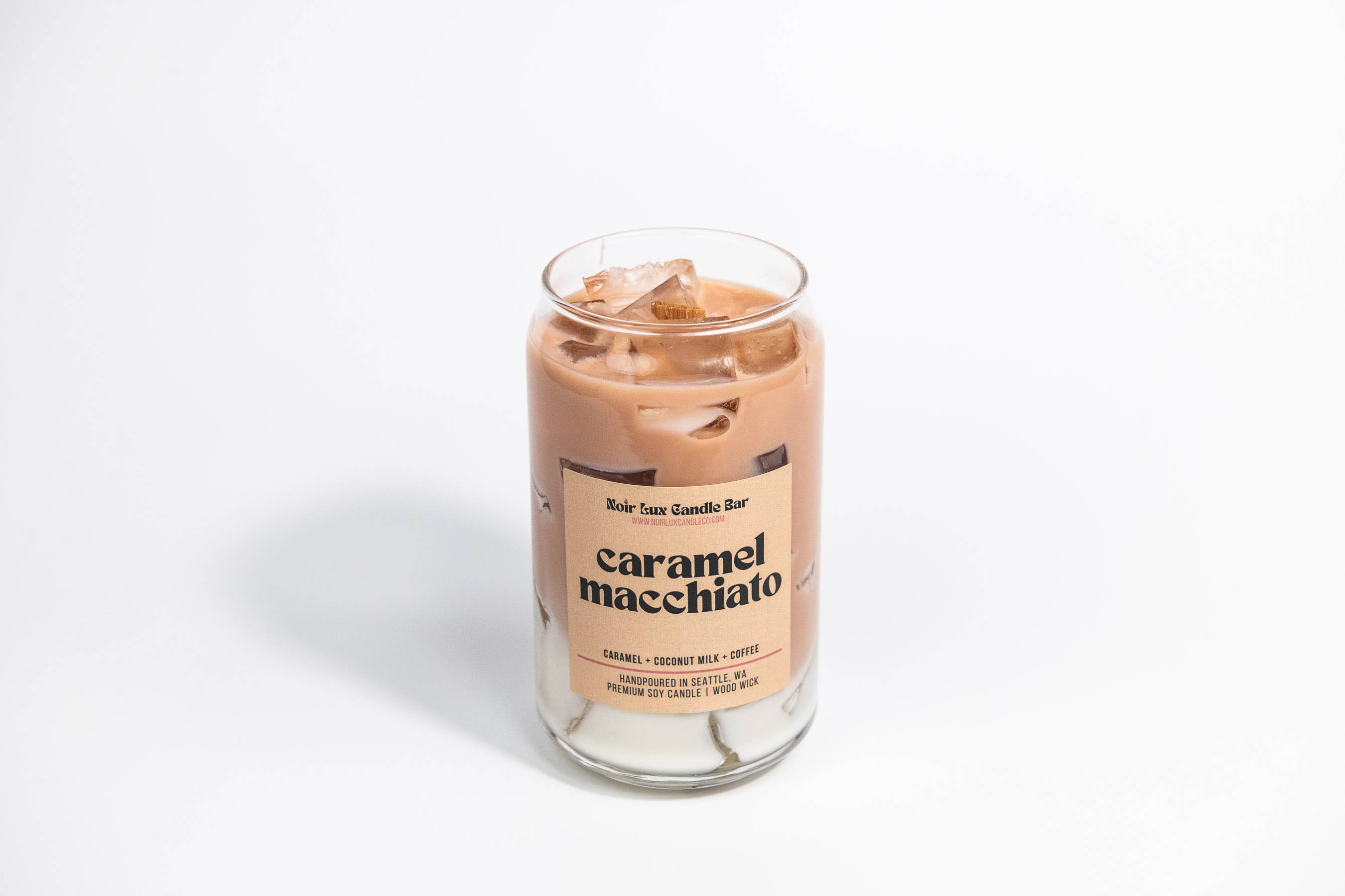 Noir Lux Candle Co – wholesale Jar/filled candle – Iced Caramel Macchiato Candle1