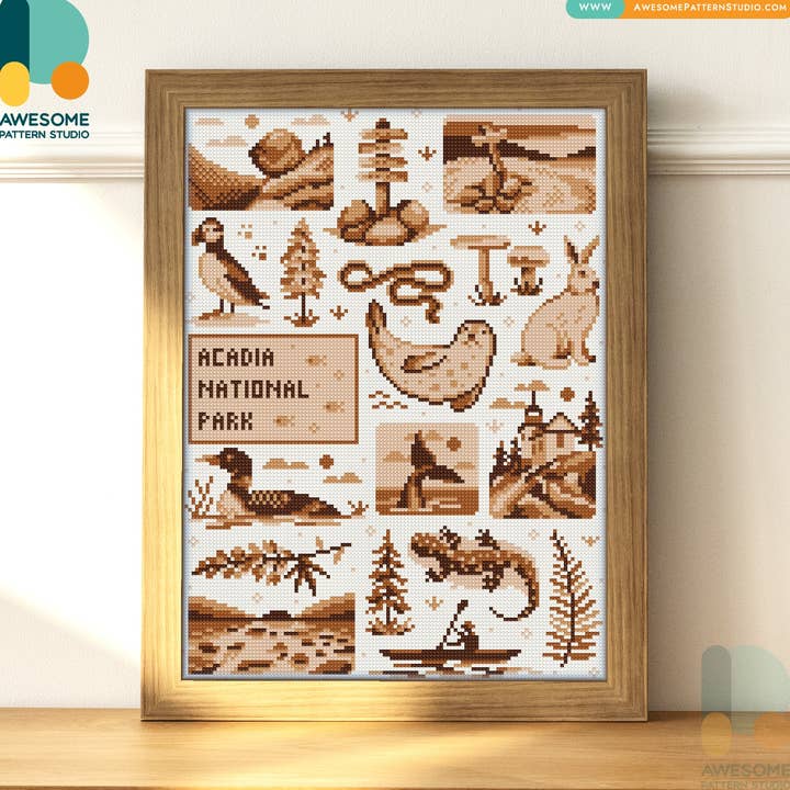 Acadia National Park DS2791, Diamantmålning Kit - 120x162 för wholesale av Awesome Pattern Studio