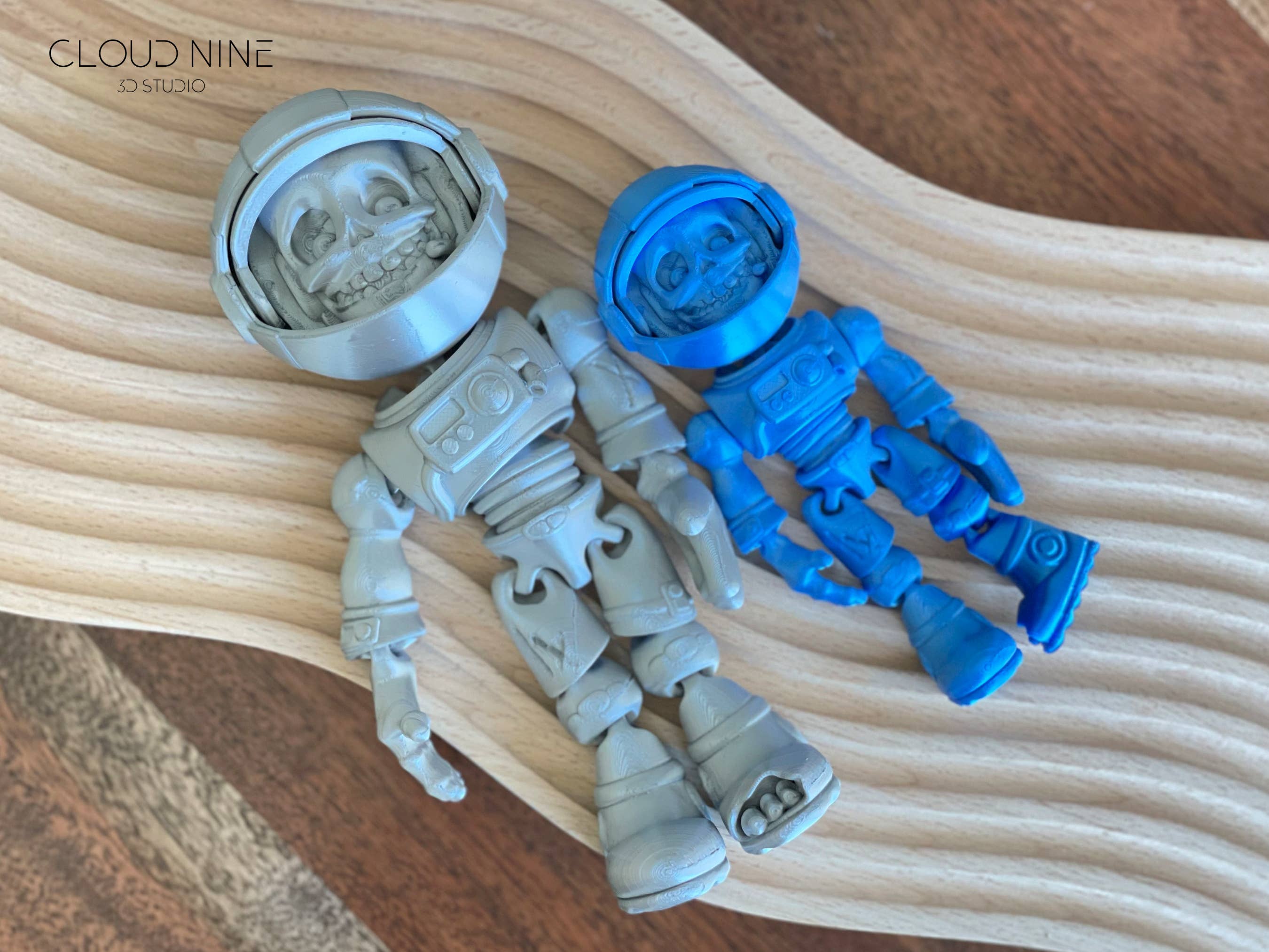 Cloud Nine 3d Studio - Wholesale Fidget Toy - Kids - Articulated Skeleton Astronaut Fidget Toy4