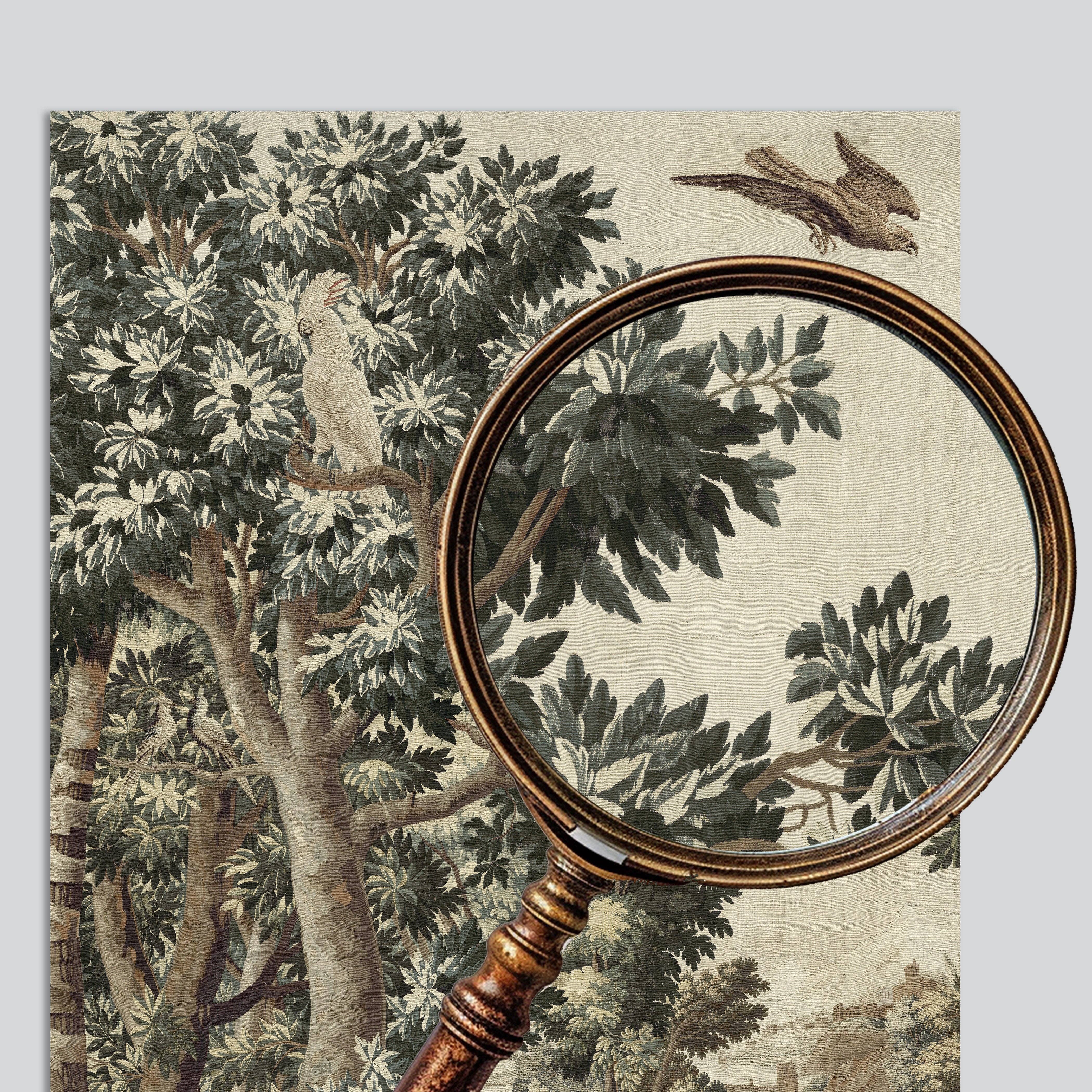 Paper House Print Shop - Wholesale Gallery Wall Set - Green Tapestry Trees Set of Three Art Prints2