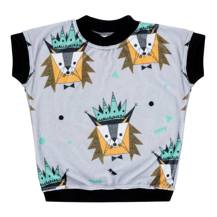 Pull en velours Mr. Bobcat pour la vente par Raspberry Republic