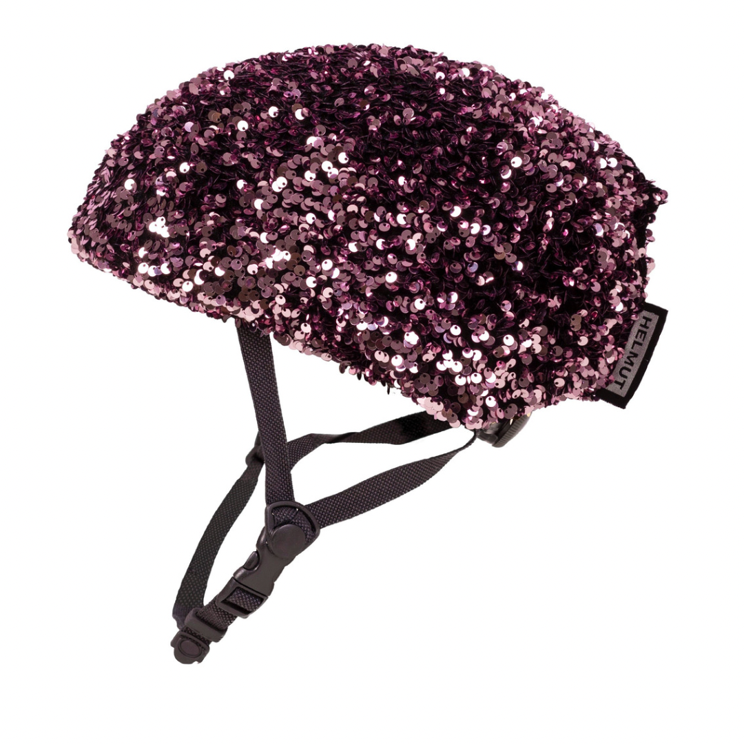 Helmut cover - Vente Accessoires de vélo - Couvre-casque: Les Paillettes - Light Pink1