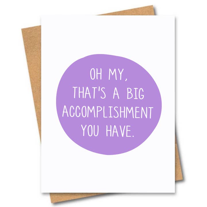 Friends of Henry Paper Co - Vente Cartes de félicitations - Grand accomplissement