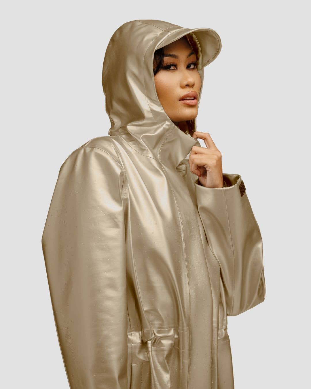 Hairbrella – wholesale Raincoat – Women's – Hairbrella Satin-Lined, Waterproof Rain Jacket11