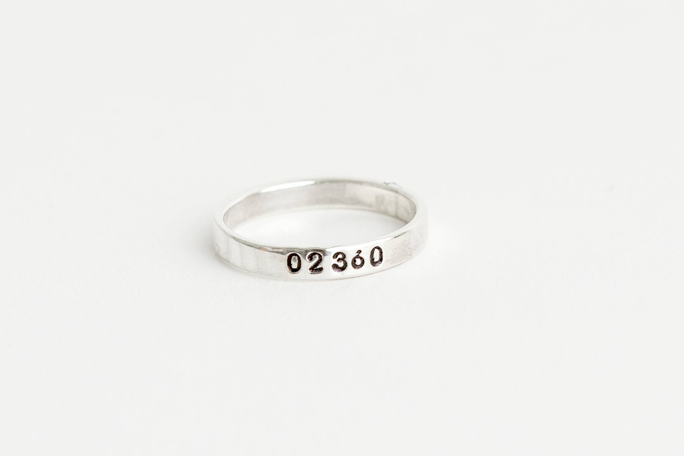 Nautically Northern - Wholesale Band/Stacked Ring - Zip Code Ring