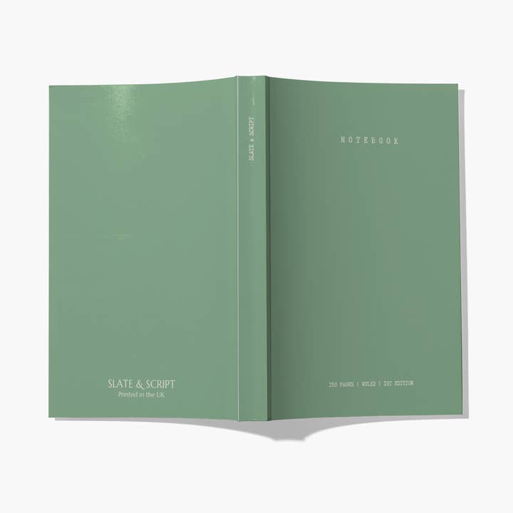 Slate and Script Premium 'Soft Touch' A5 Notebook 160 pages for wholesale by Slate and Script