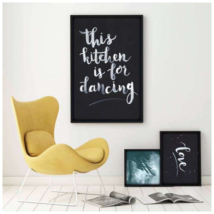 This Kitchen Is For Dancing - Inspirational Print for wholesale by More Than Words