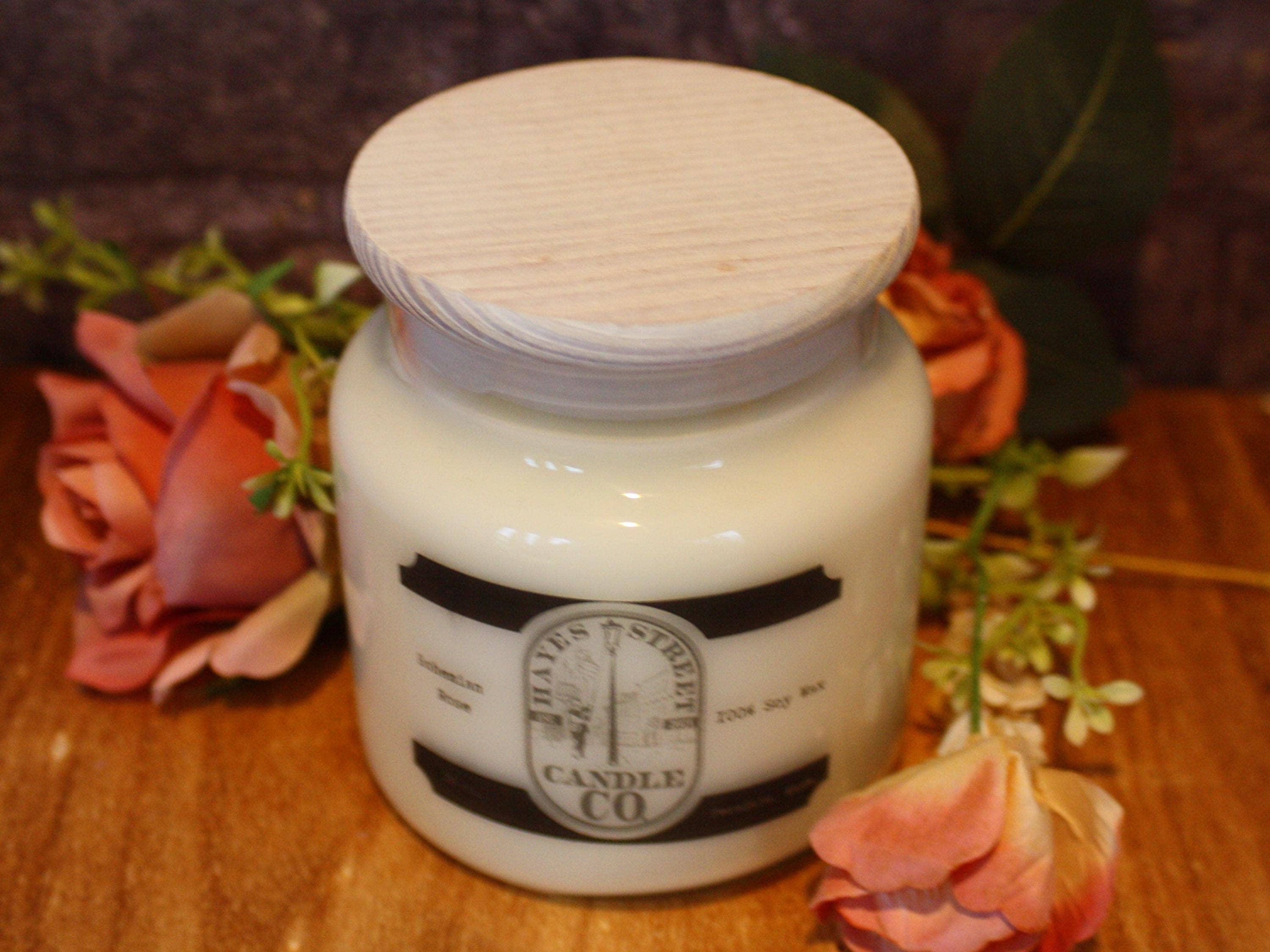 Hayes Street Candle Company - Wholesale Pot/gevulde kaars - Bohemian Rose Sojawas Dubbele Lont Kaars in Apothekerspot5