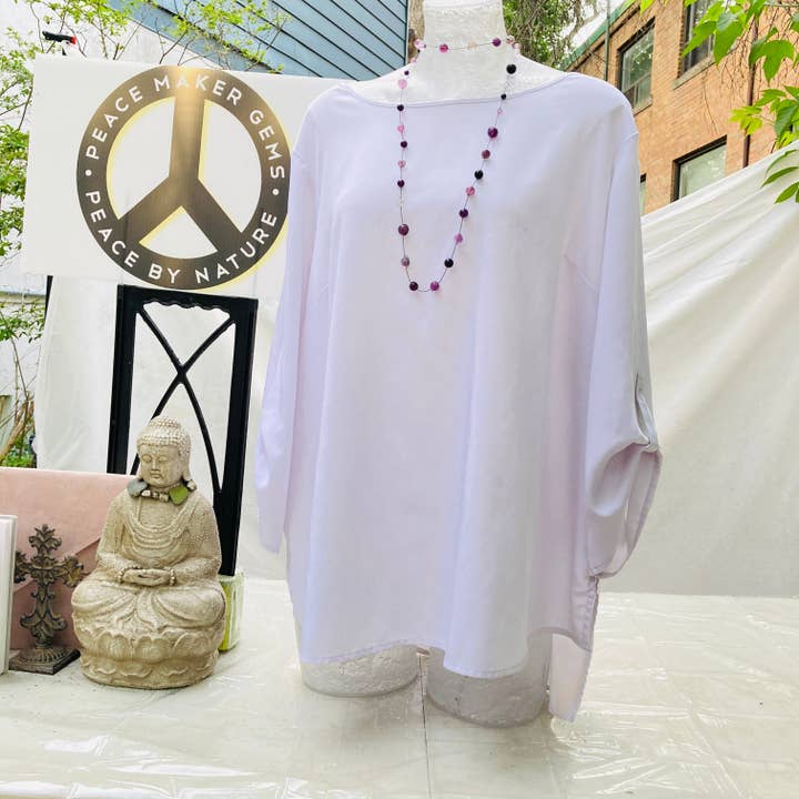 Vässat sinne halsband, 3 x 369 flourite - 8mm & 12m för wholesale av PEACE MAKER GEMS