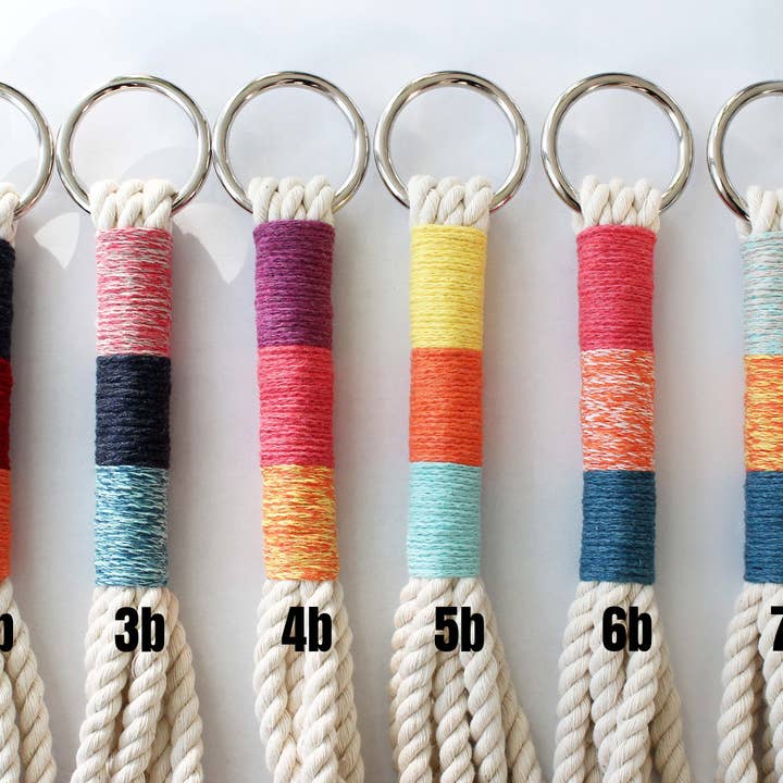 Freefille Market - Venta al por mayor Macetas colgantes - Colgador para plantas macramé, bloque de color