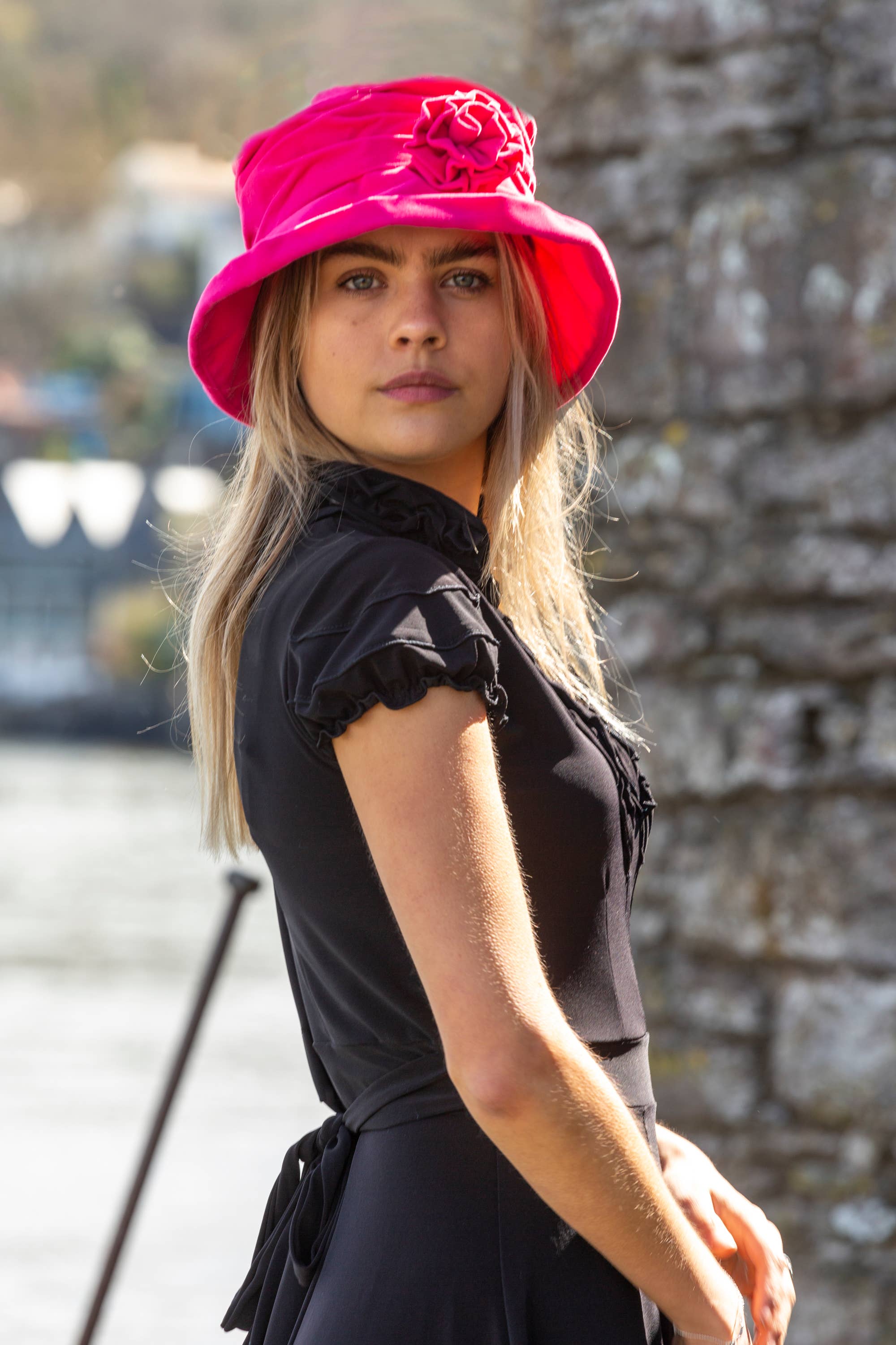 Proppa Toppa Hats - Wholesale Cloche Hat - Women's - Water Resistant Velour Packable Hat7