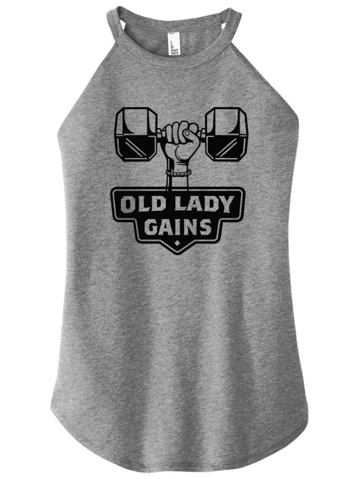 OLG Dumbbell - Halter Tank for wholesale by Old Lady Gains