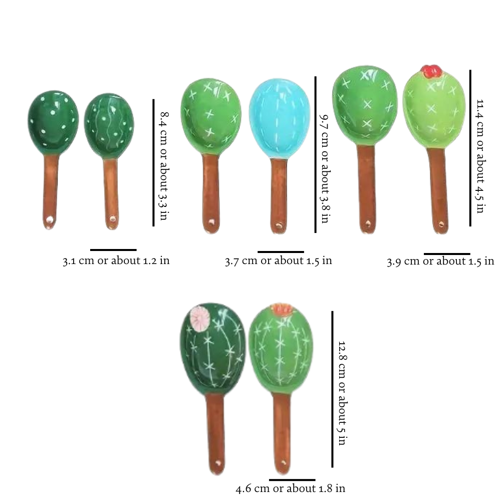 Moderny - Wholesale Measuring Spoon - Cactus Measuring Spoon Set9