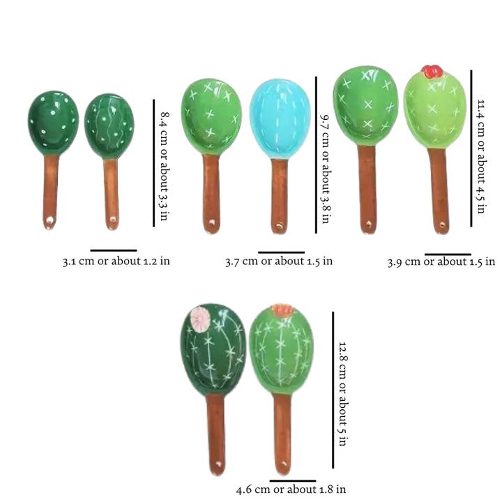 Moderny - Wholesale Measuring Spoon - Cactus Measuring Spoon Set9