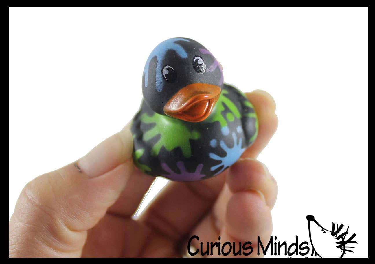 Curious Minds Toys - Wholesale Toy Set - Kids - 1 Small 1.5" Assorted Rubber Ducks - Rubber Duckies - Cute N5