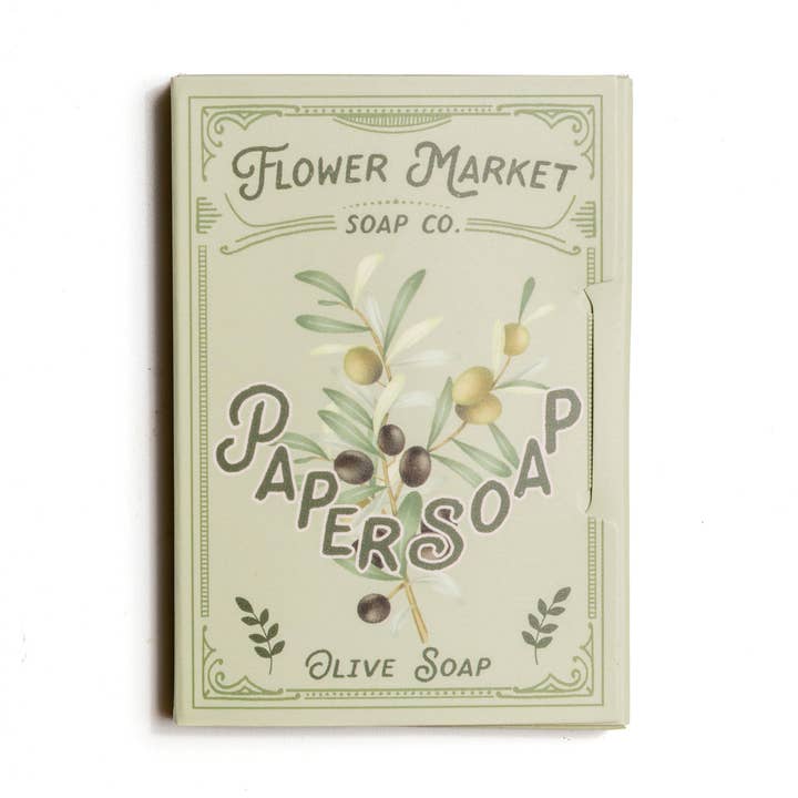 Paper Soap – Olive Oil, Travel Size, 50 Sheets for wholesale by 123 Farm