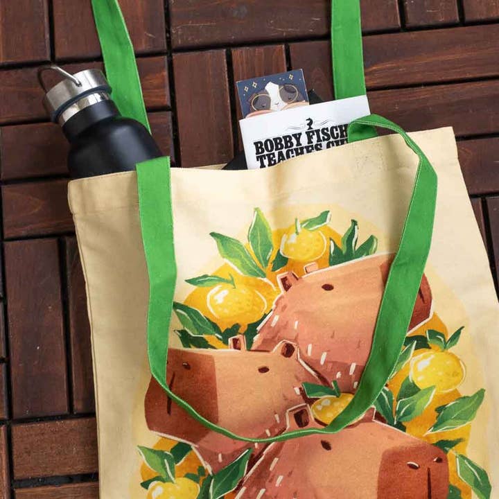 Birdie Tam - Wholesale Tote Bag - Unisex - Tote bag - Capybaras5