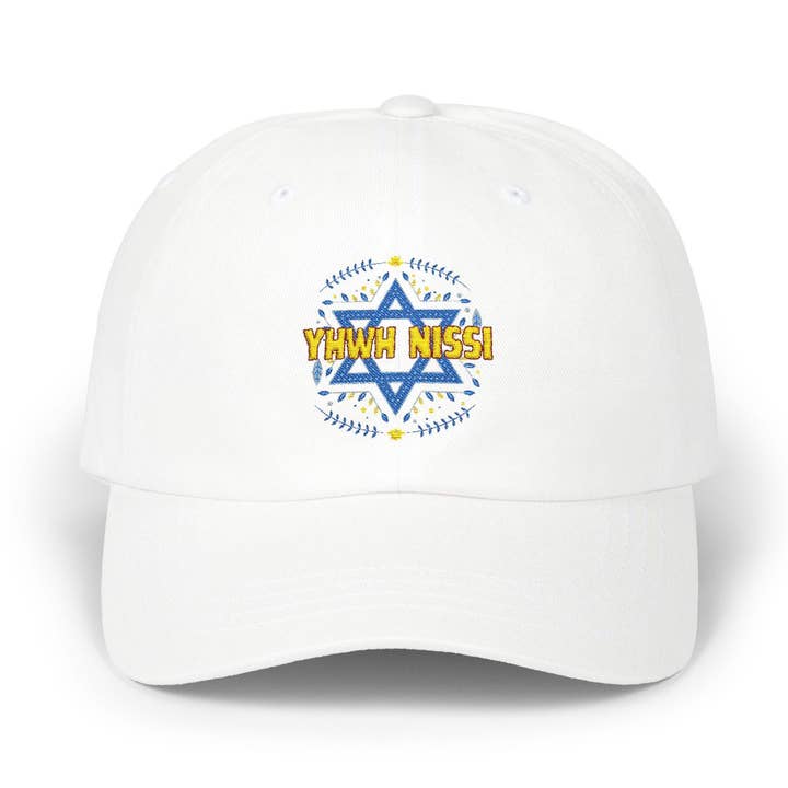 Cappello da papà in cotone ricamato 'Il Signore è il nostro Stendardo' per la vendita all'ingrosso da parte di LadyKCreations1