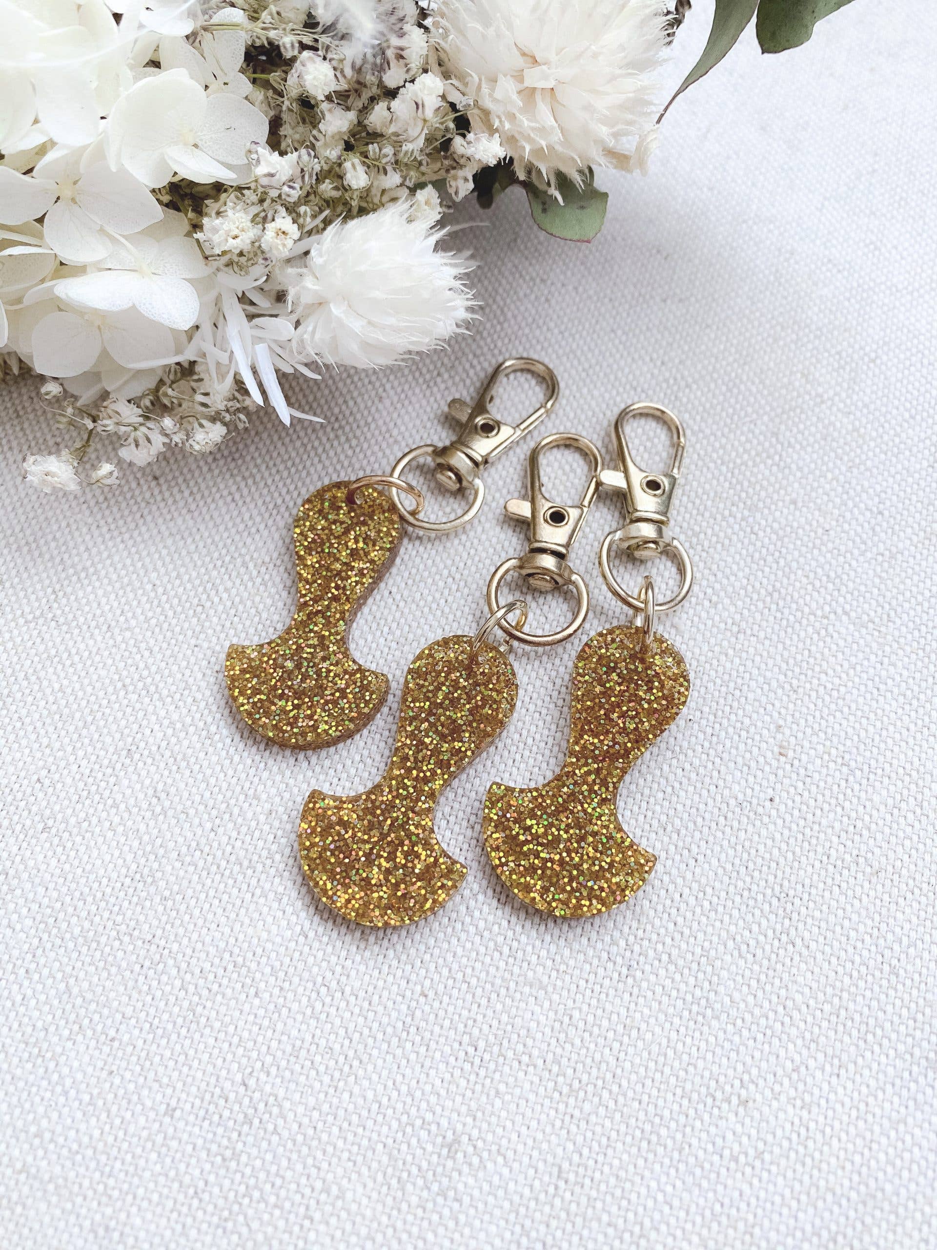 Chuckle & Wood - Wholesale Keychain – Women's - Trolley Tokens - Glitter14